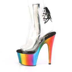 Pleaser ADORE-1018RC Transparent Rainbow Chrome Sale