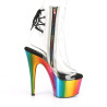 Pleaser ADORE-1018RC Transparent Rainbow Chrome Sale