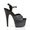 Pleaser ADORE-709-2G Black Glitter Sale Women