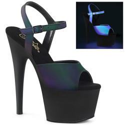 Pleaser ADORE-709REFL Green Reflective Black Sale Women