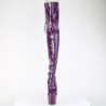 Pleaser ADORE-3063 Purple Laced Platform Overknee Boots