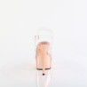 Pleaser DELIGHT-608 Transparent Rose Gold Chrome Sale