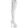 Pleaser DELIGHT-609-5G Silver Glitter Sale Women