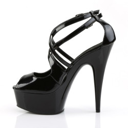 Pleaser DELIGHT-612 Black Sale Women Shoes
