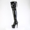 Pleaser ADORE-3850 Laced Platform Overknee Boots