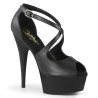 Pleaser DELIGHT-621 Black Vegan Leather Sale Women