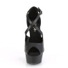 Pleaser DELIGHT-621 Black Vegan Leather Sale Women