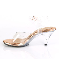 Fabulicious BELLE-308 Transparent Rose Gold Sale Women