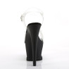 Pleaser MOON-708 Transparent Black Sale Women