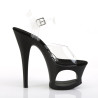 Pleaser MOON-708 Transparent Black Sale Women