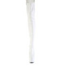 Pleaser ADORE-3850 White Patent Sale Women