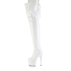 Pleaser ADORE-3850 White Patent Sale Women