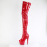 Pleaser ADORE-4000 Red Platform Crotch High Boots