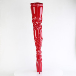 Pleaser ADORE-4000 Red Platform Crotch High Boots
