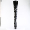 Pleaser ADORE-4000SLT Laced Platform Crotch High Boots