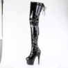 Pleaser ADORE-4000SLT Laced Platform Crotch High Boots