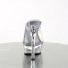 Pleaser ALLURE-601 Transparent High Heeled Mules