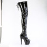 Pleaser ADORE-4000SLT Laced Platform Crotch High Boots