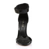 Pleaser AMUSE-10 Black Patent High Heels Sandals Women