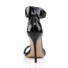 Pleaser AMUSE-10 Black Patent High Heels Sandals Women