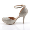Fabulicious COVET-03 Nude Glitter Mesh Fabric Sale Women