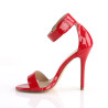 Pleaser AMUSE-10 Red Patent High Heels Sandals Women