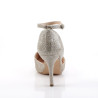 Fabulicious COVET-03 Nude Glitter Mesh Fabric Sale Women