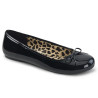 Pleaser Pink Label ANNA-01 Black Patent Ballerinas Men