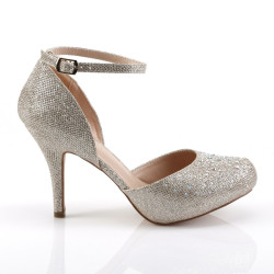 Fabulicious COVET-03 Nude Glitter Mesh Fabric Sale Women