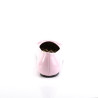 Pleaser Pink Label ANNA-01 Rose Patent Ballerinas Men