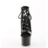 Pleaser ADORE-700-20 Black Patent Women's Ankle Boots