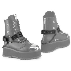 Demonia DA-520 Black Vegan Leather Accessories Women