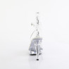 Fabulicious COCKTAIL-506 Clear High Heeled Bridal Sandals