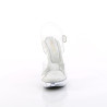 Fabulicious COCKTAIL-508 Clear High Heeled Bridal Sandals