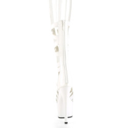 Pleaser ADORE-700-48 White Vegan Leather Sale Women