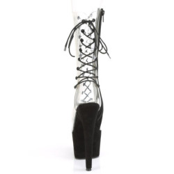 Fabulicious COCKTAIL-508 Rose Clear High Heels Sandal