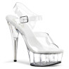 Pleaser DELIGHT-608 Transparent Pole Dance High Heels