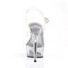 Pleaser DELIGHT-608 Transparent Pole Dance High Heels