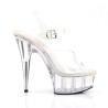 Pleaser DELIGHT-608 Transparent Pole Dance High Heels