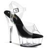 Pleaser DELIGHT-608 Black Insole Platform High Heels