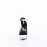 Pleaser DELIGHT-608 Black Insole Platform High Heels