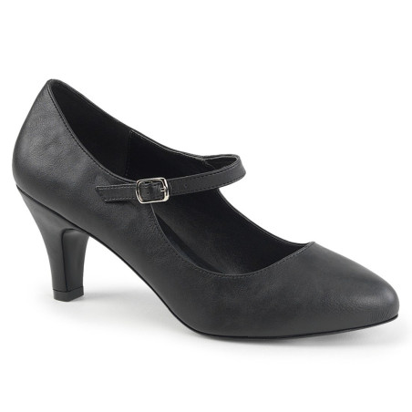 Pleaser Pink Label DIVINE-440 Black Vegan Pumps Men