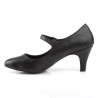Pleaser Pink Label DIVINE-440 Black Vegan Pumps Men