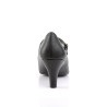 Pleaser Pink Label DIVINE-440 Black Vegan Pumps Men