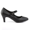 Pleaser Pink Label DIVINE-440 Black Vegan Pumps Men
