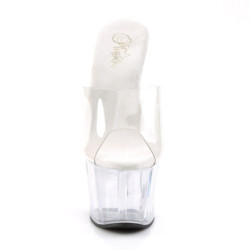 Pleaser ADORE-701 Transparent High Heeled Mules Women
