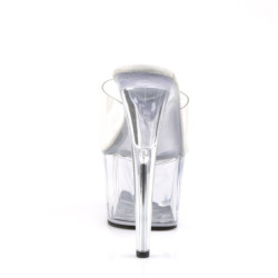 Pleaser ADORE-701 Transparent High Heeled Mules Women