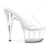 Pleaser ADORE-701 Transparent High Heeled Mules Women