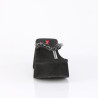 Demonia FUNN-35 Black Vegan Platform Women Flip Flops