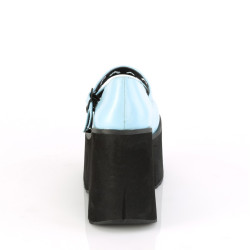 Demonia KERA-08 Baby Blue Vegan Maryjane Platform Boots